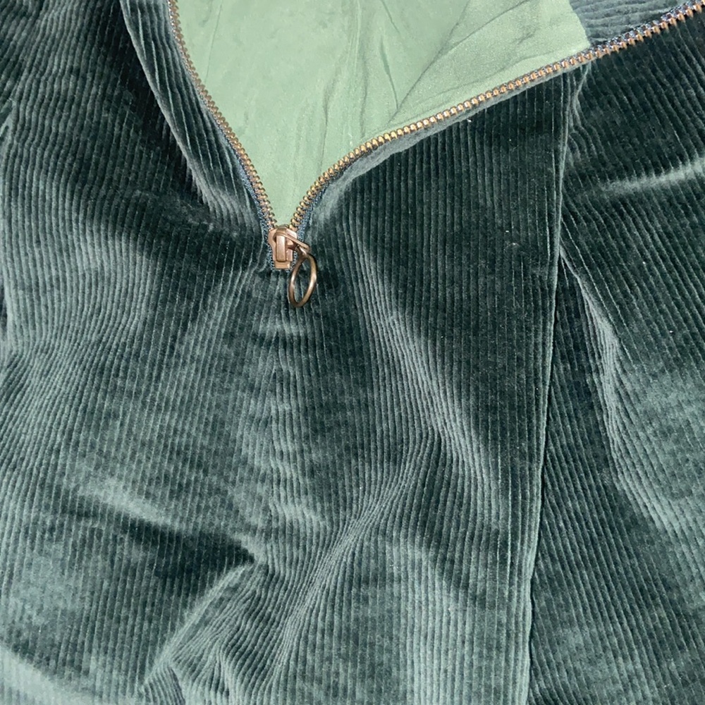 TULAROSA corduroy green skirt size small - Picture 9 of 12